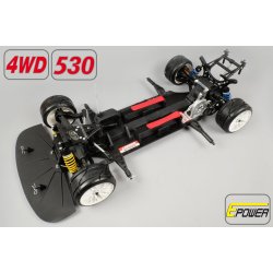 FG Sportsline EL 4 WD Akselafstand 530 mm. Black Edition