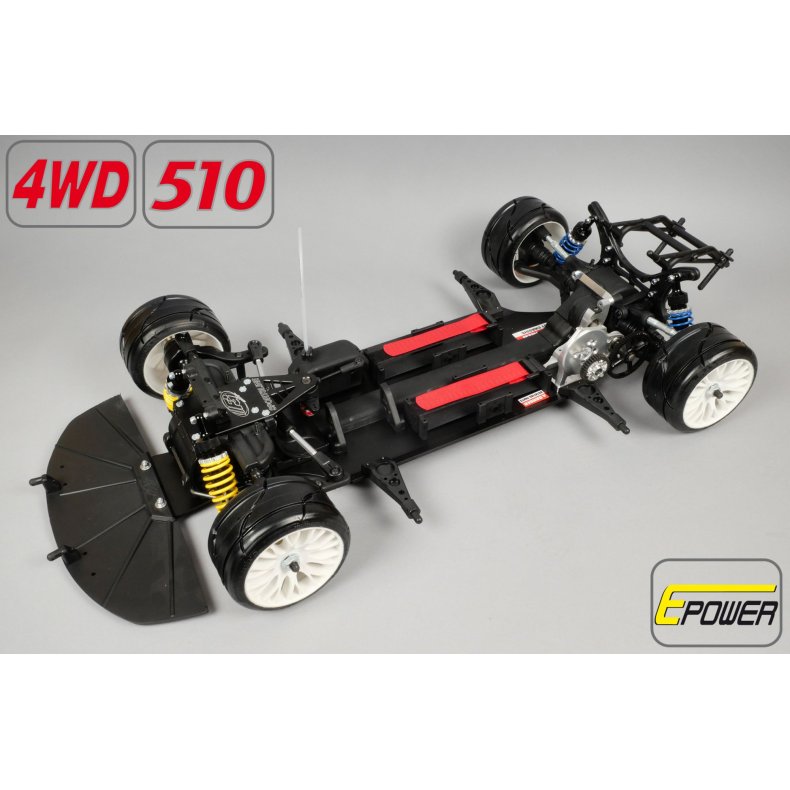 FG Sportsline EL 4 WD Akselafstand 510 mm. Black Edition