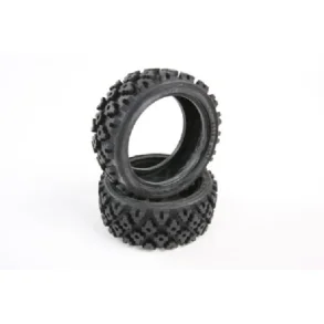 TAMIYA RC RALLY BLOCK TIRE SET (2 stk.)