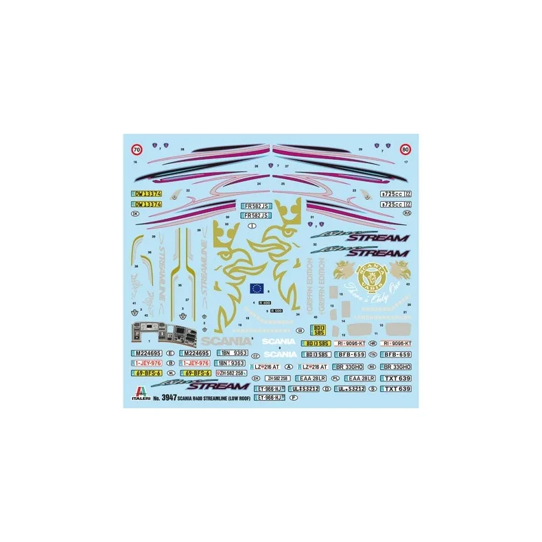 ITALERI 1:24 Scania R400 Streamline (Flat Roof)