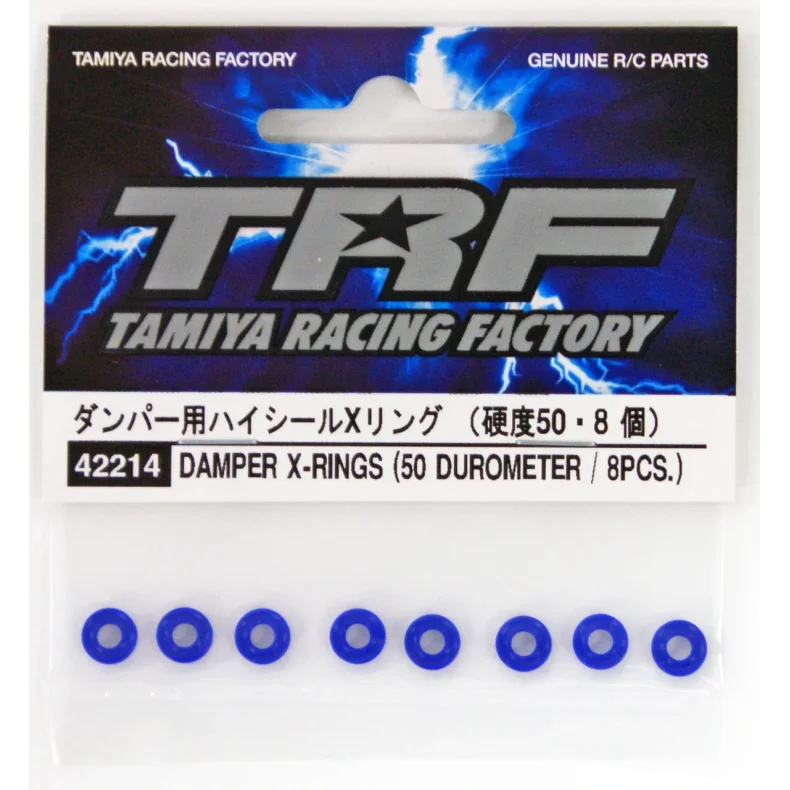 Tamiya 42214 Damper X Rings (50 Durometer/ 8 pcs)