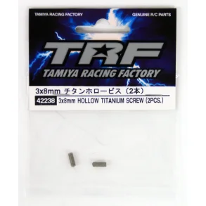 Tamiya 42238 3x8mm Hollow Titanium Screw (2pcs)