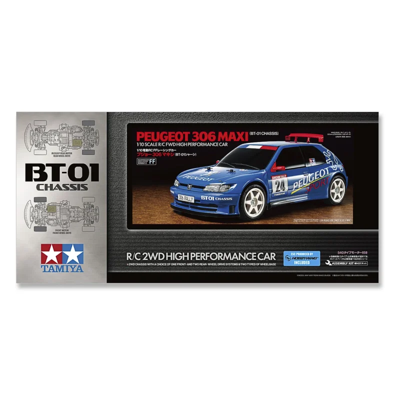 TAMIYA 1/10 R/C Peugeot 306 Maxi (BT-01)  Samles�t