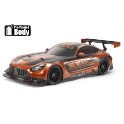 TAMIYA 1/10 R/C Mercedes-AMG GT3 EVO (Orange Painted Body) (TT-02) Samles�t.