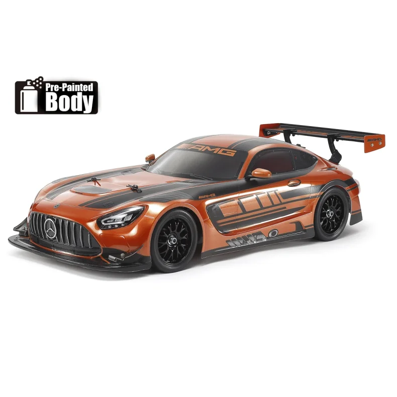 TAMIYA 1/10 R/C Mercedes-AMG GT3 EVO (Orange Painted Body) (TT-02) Samles�t.