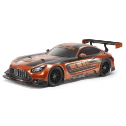 TAMIYA 1/10 R/C Mercedes-AMG GT3 EVO (Orange Painted Body) (TT-02) Samles�t.