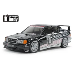 TAMIYA 1/10 R/C Mercedes-Benz 190 E EVO II 1991 (TT-02) Samles�t. (Painted Body)
