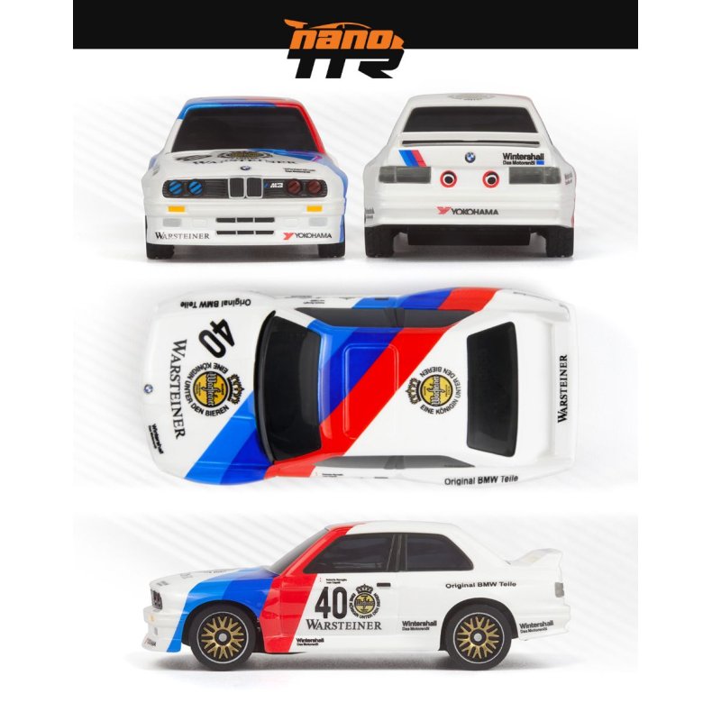 HPI Racing nano-TTR 1987 BMW M3 E30 Warsteiner
