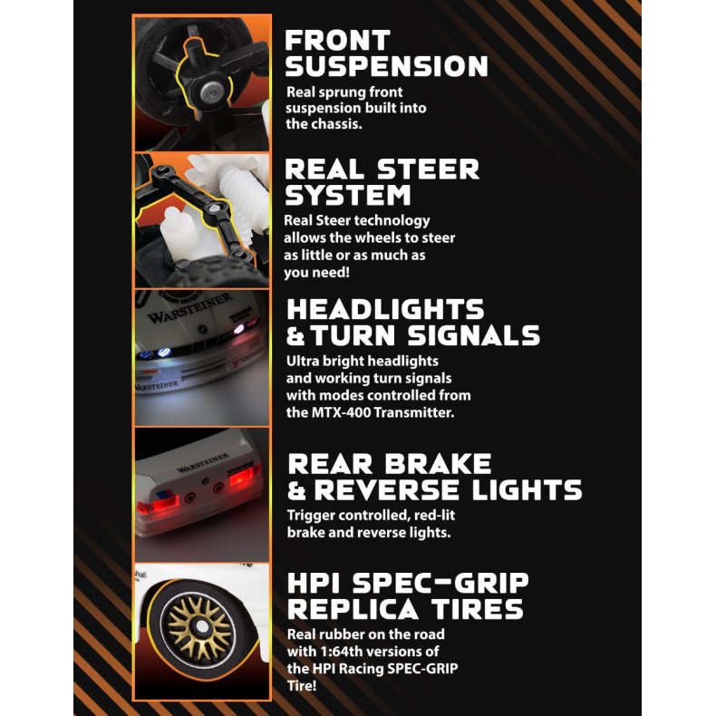 HPI Racing nano-TTR 1987 BMW M3 E30 Warsteiner