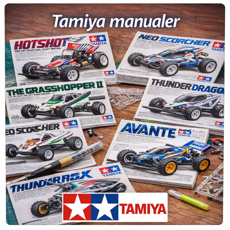 TAMIYA Manualer til download