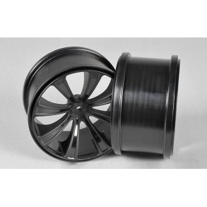 67206 Truggy F�lge 1:6 schwarz 2 stk.