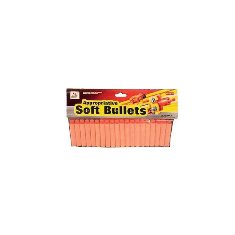 BLAZE STORM SOFT BULLETS 20 PCS PACK ORANGE