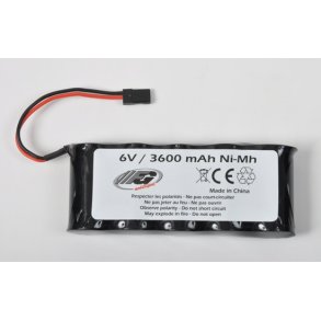 FG Ni-MH 3600 mAh 6,0 V batteri