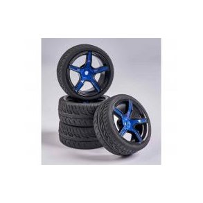 1:10 Wheel Set 5 sp. Design (4) blue/bl