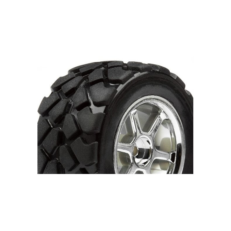 HPI MOUNTED VT TIRE/WHEEL SET (4PCS)