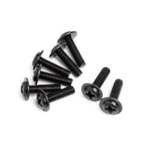 DOMED HEAD DISC SCREW M3X10 (8 )
