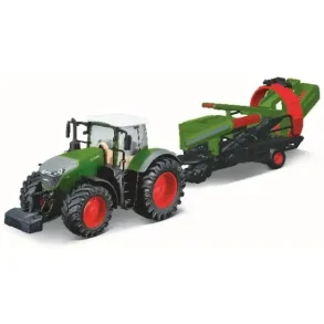BURAGO Tractor w/cultivator Fendt 1050 Vario 10cm green