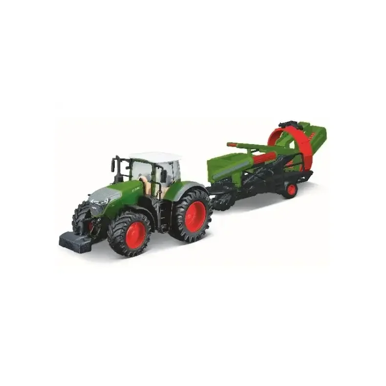 BURAGO Tractor w/cultivator Fendt 1050 Vario 10cm green