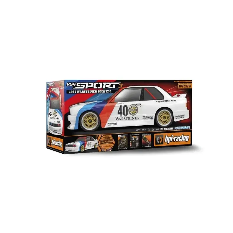 HPI Racing Sport 3 BMW M3 E30 Warsteiner
