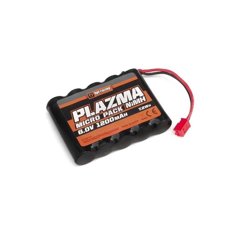 PLAZMA 6.0V 1200MAH NIMH MICRO RS4 BATTERY PACK
