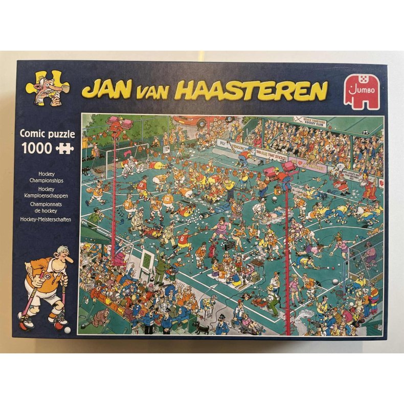 Puslespil. JAN VAN HAASTEREN ( Brugt. lagt en gang ) derfor den lave pris.