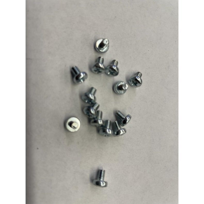 M3x4 skrue med pandehoved