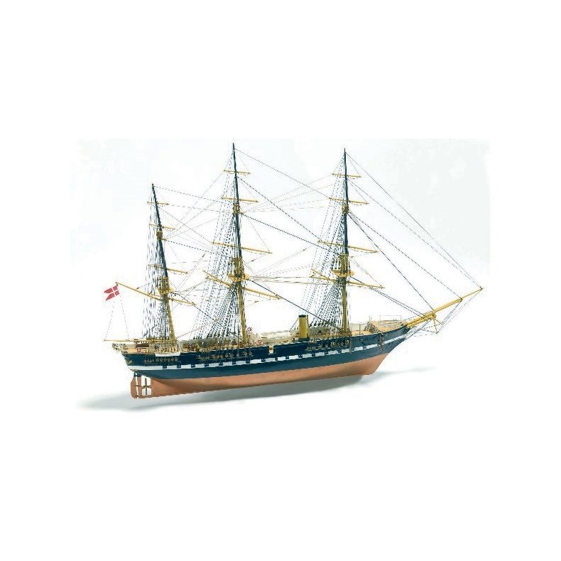 1:100 FREGATTEN JYLLAND LIMITED EDITI -WOODEN HULL