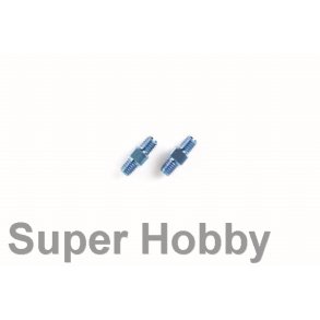 Titanium Turnbuckle Shaft Blue 3x10mm