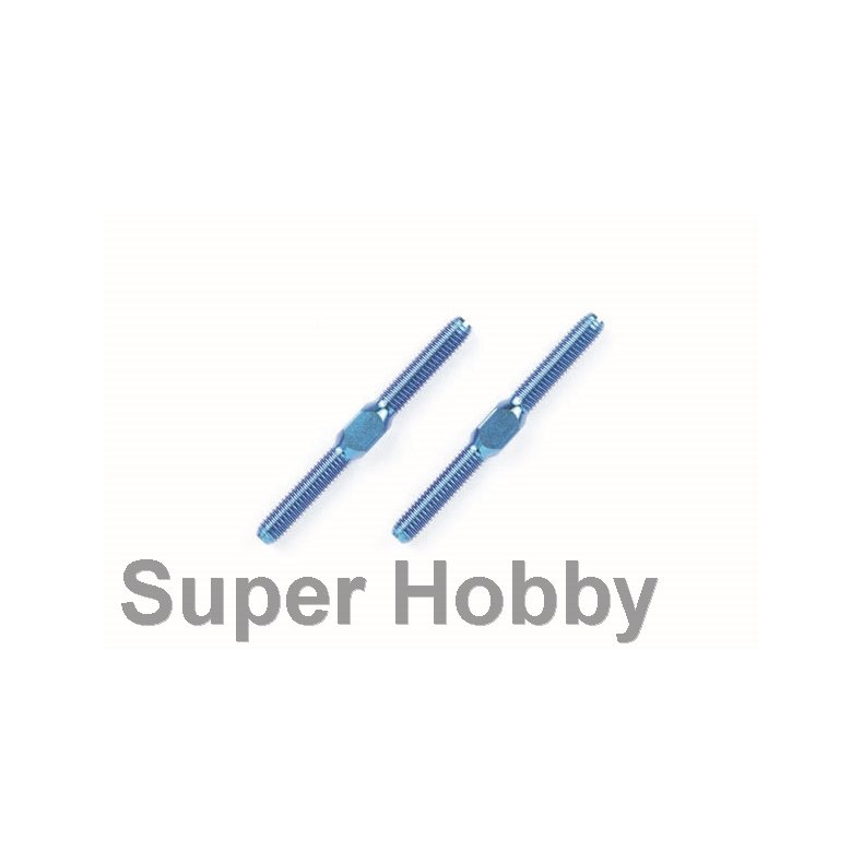 Titanium Turnbuckle Shaft Blue 3x32mm