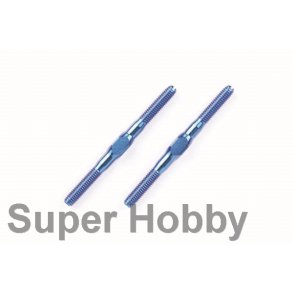 Titanium Turnbuckle Shaft Blue 3x38mm