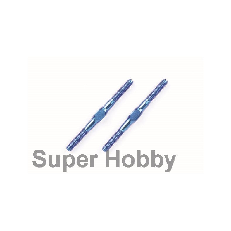 Titanium Turnbuckle Shaft Blue 3x38mm