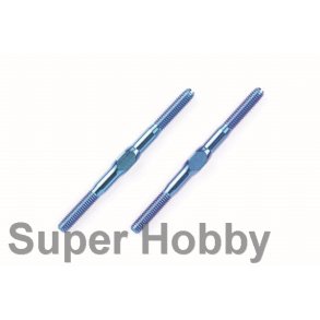 Titanium Turnbuckle Shaft Blue 3x42mm