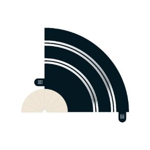 RAD 1 HAIRPIN CURVE 90� (2 PER BAG)