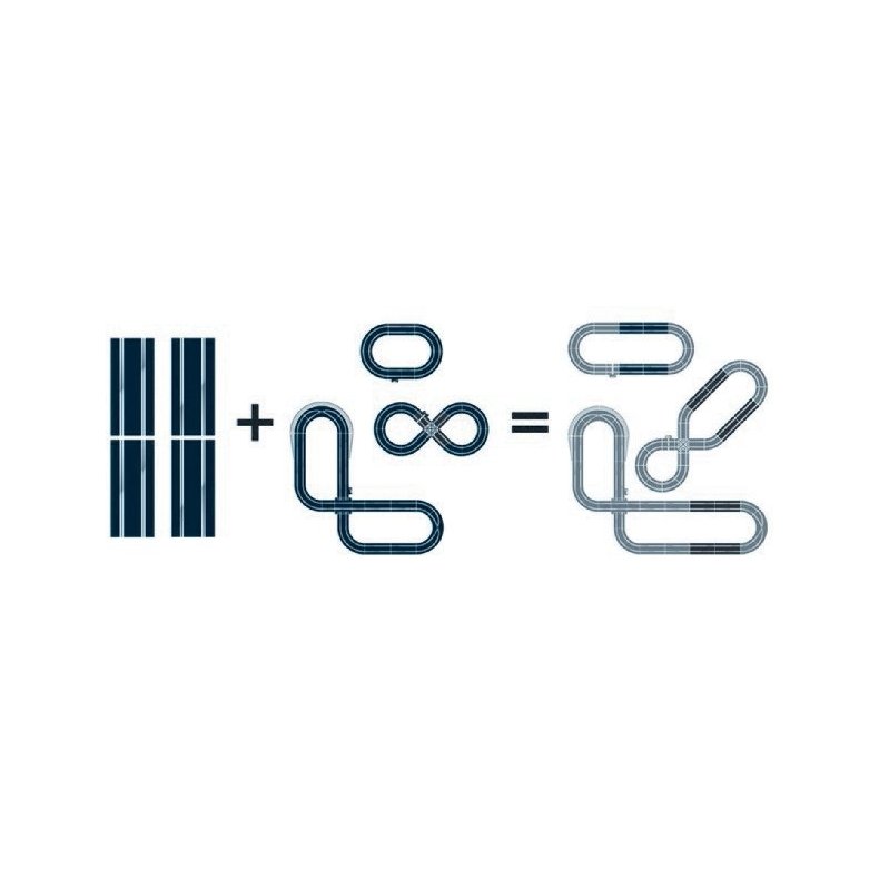 Standard Ligeskinne 350mm (4 stk.)