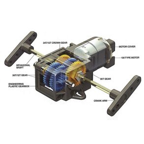 SINGLE GEAR BOX (4-SPEED)  Samles�t