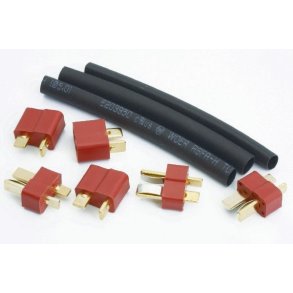 T-plug incl. krympefolie,  3 s�t