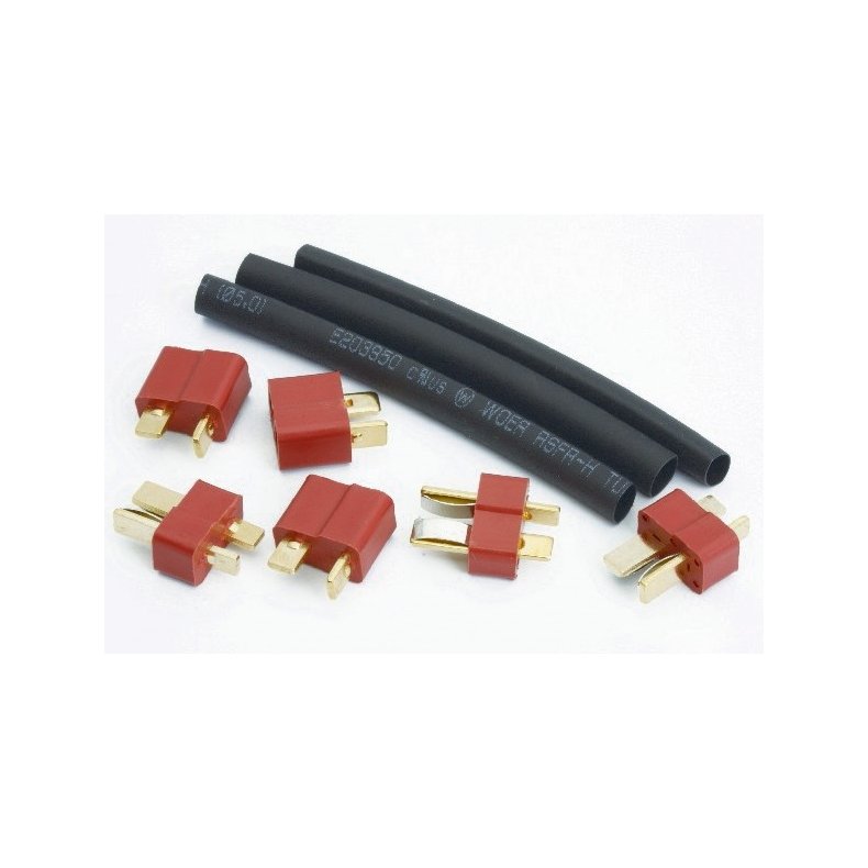 T-plug incl. krympefolie,  3 s�t