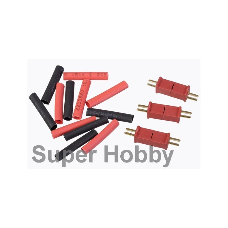 Micro T-plug, 3 s�t m/krympeflex