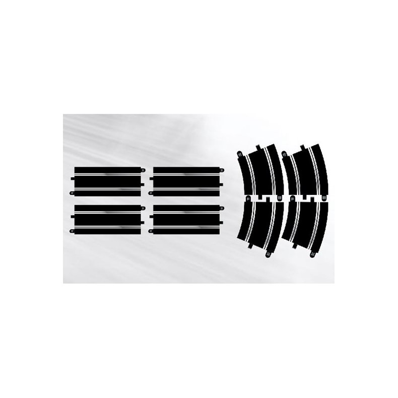 TRACK EXTENSION PACK 7 - 4 X STRAIGHTS & 4 X R3 CU
