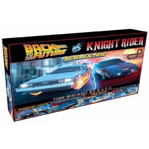 BACK TO THE FUTURE VS KNIGHT RIDER 1980 RACE SET