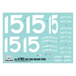 ITALERI 1:12 FIAT 806 GRAND PRIX