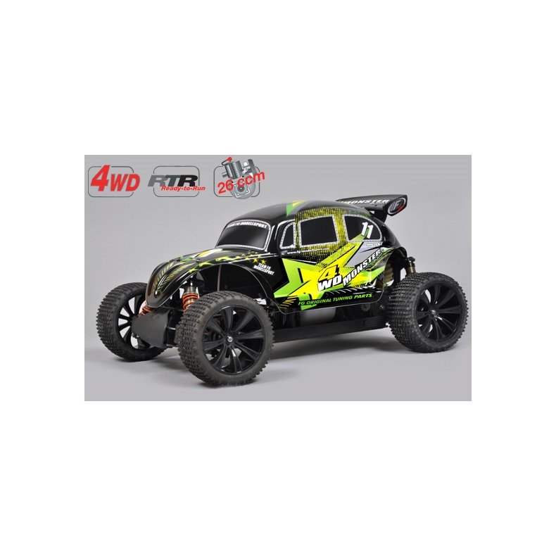 540070RZ Monster Buggy 4WD Zenoah RTR  malet karosseri