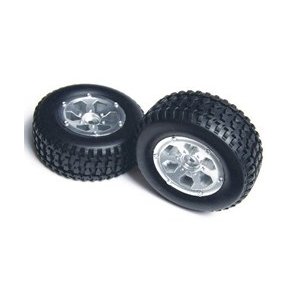  1/10 chrome Wheel Complete ( 2. stk. )