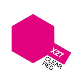TAMIYA Acrylic Mini X-27 Clear Red (Gloss)