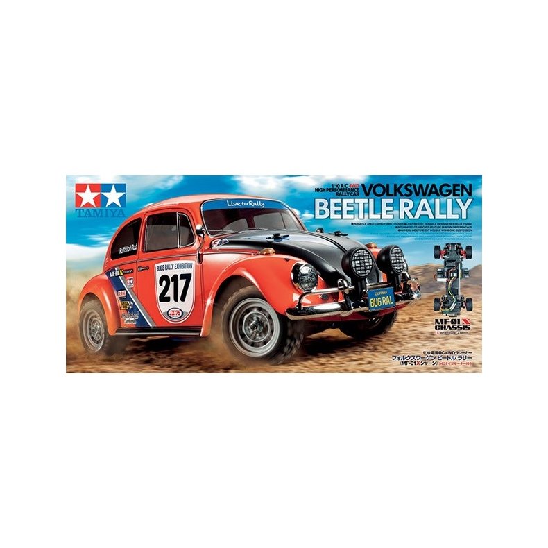 TAMIYA 58650 1/10 R/C VW BEETLE RALLY (MF-01X)  Samles�t
