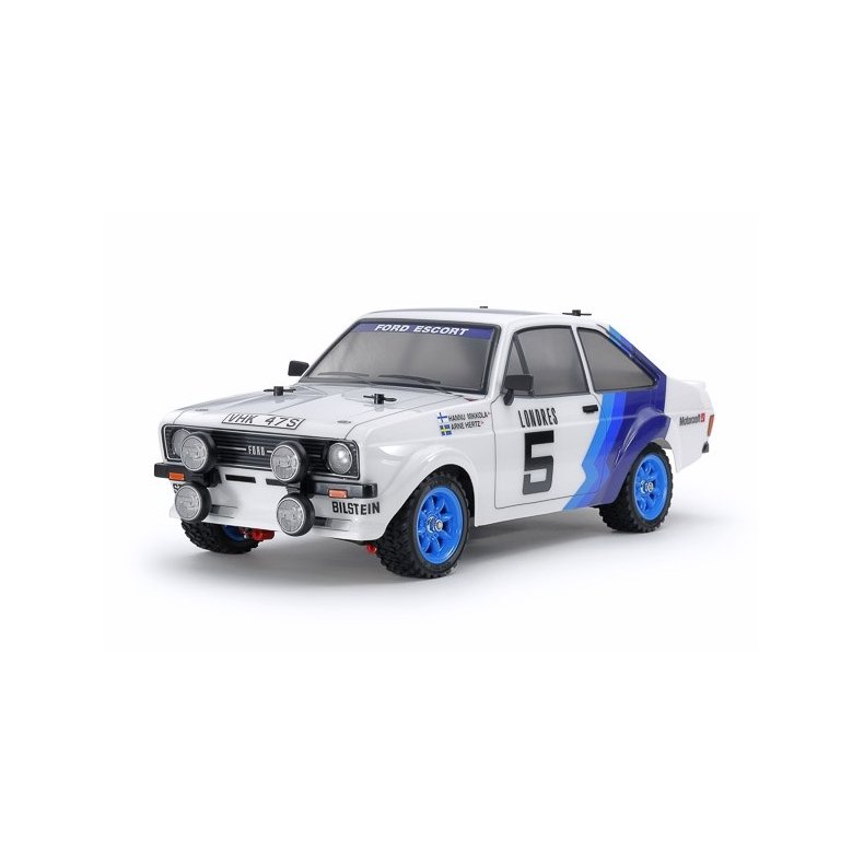 TAMIYA 58687 1/10 R / C Ford Escort Mk.II Rally (malet karosseri) (MF-01X)  Samles�t