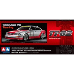 TAMIYA 58699 1/10 R/C 1992 AUDI V8 TOURING (TT-02)  Samles�t