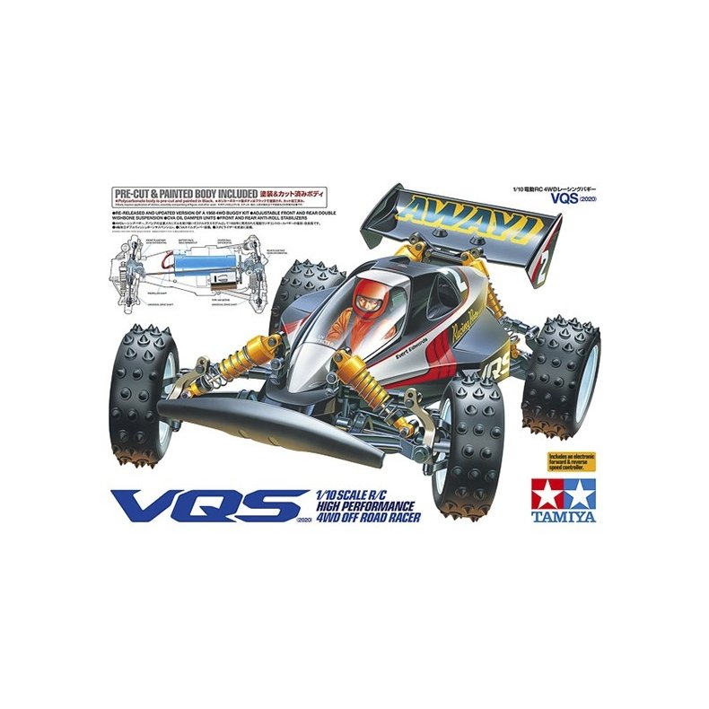 TAMIYA 1/10 R/C VQS (2020) / NO ESC ( Bygges�t )
