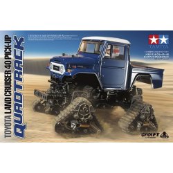 TAMIYA 58704 1/12 R/C Toyota Land Cruiser 40 Pick-up Quadtrack (GF-01FT)