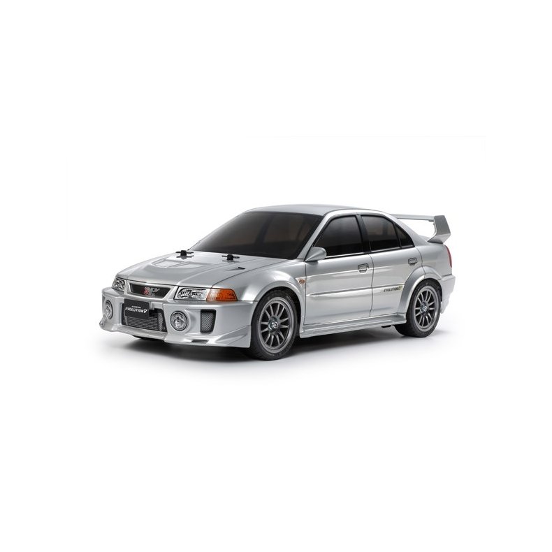 TAMIYA 58713 1/10 R/C MITSUBISHI LANCER EVOLUTION V (TT-02) Samles�t